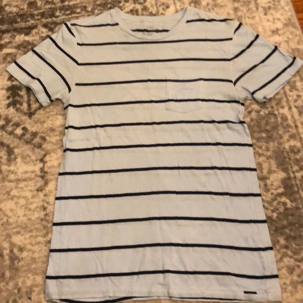 On the byas guys T-shirt